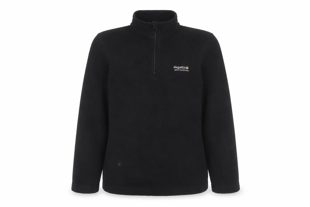 Regatta Women's Black Fleece Pullover Sweatshirt Size 10