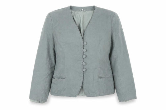 Lorraine Cheal Women’s Grey Wool Blazer Size 14