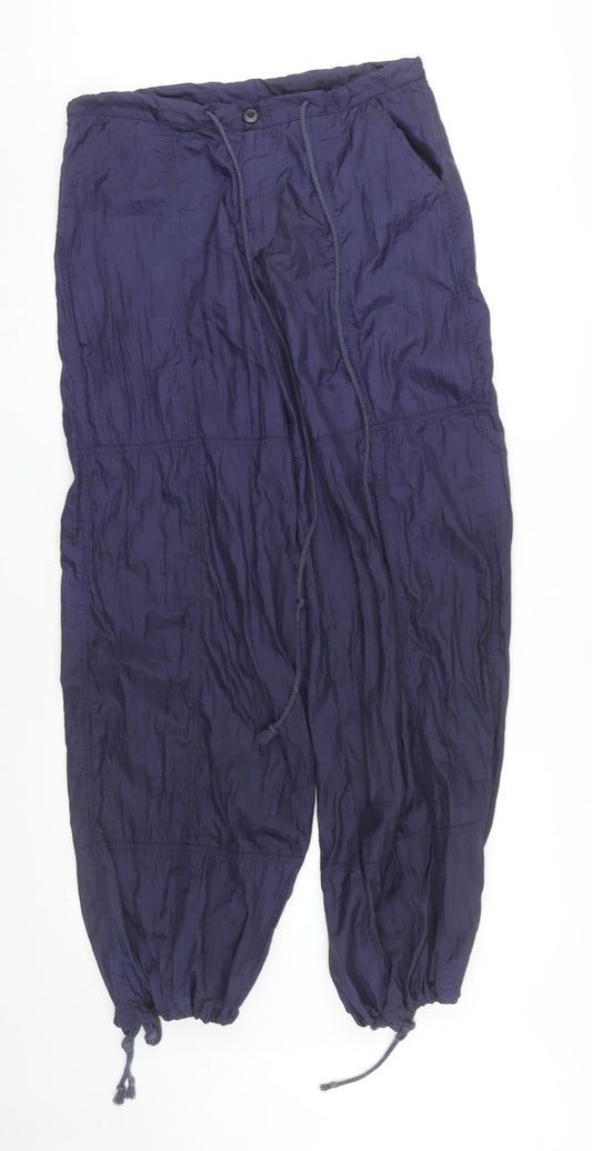 Motel Women's Blue Cargo Trousers, Size S, Casual Wear