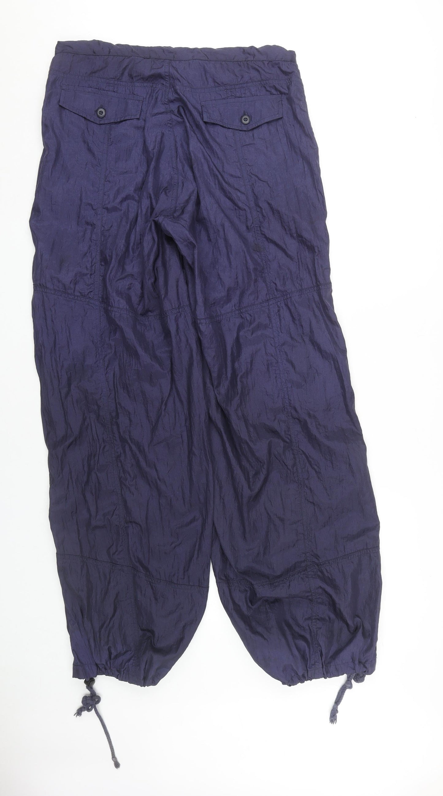 Motel Women's Blue Cargo Trousers, Size S, Casual Wear