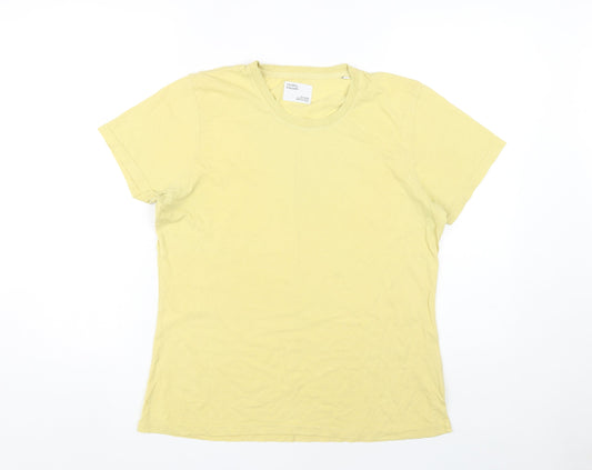 Colorful Standard Men's Yellow Organic Cotton T-Shirt M