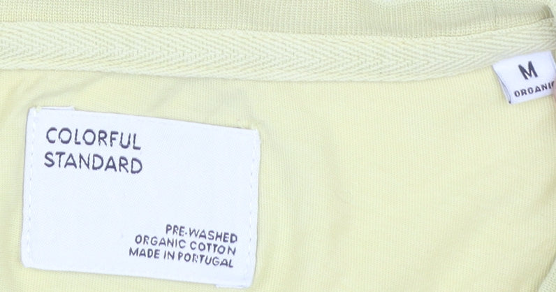 Colorful Standard Men's Yellow Organic Cotton T-Shirt M