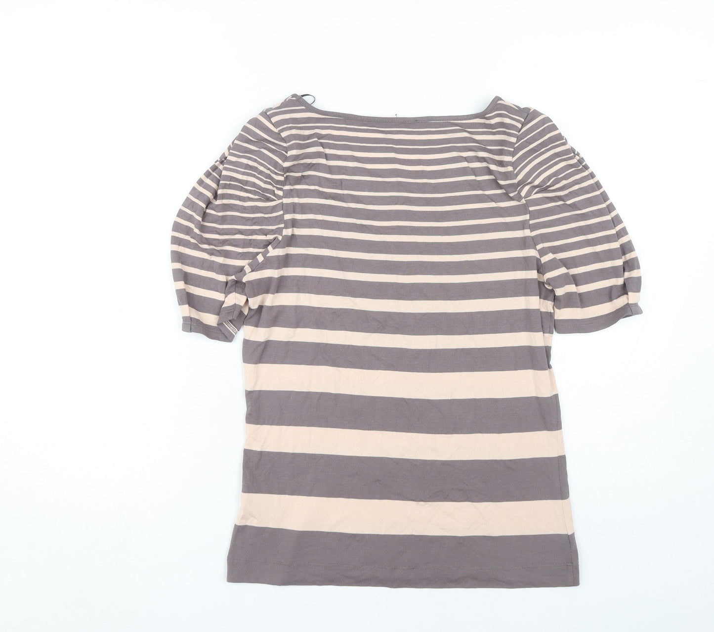 Marks and Spencer Beige Striped Women's Top Size 12