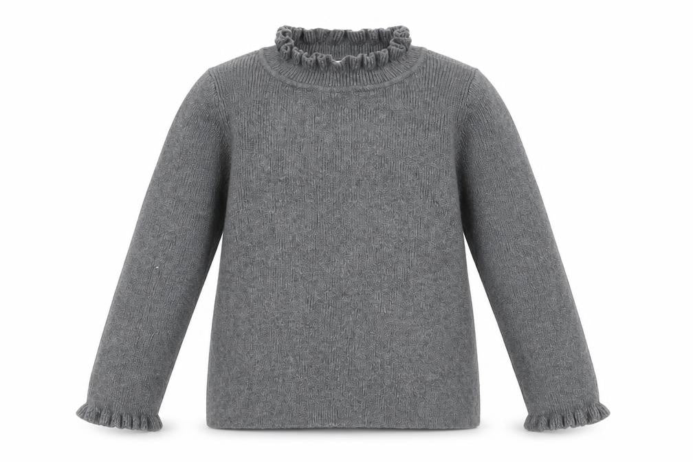 Gap Girls Grey Cotton Pullover Jumper, 4 Years