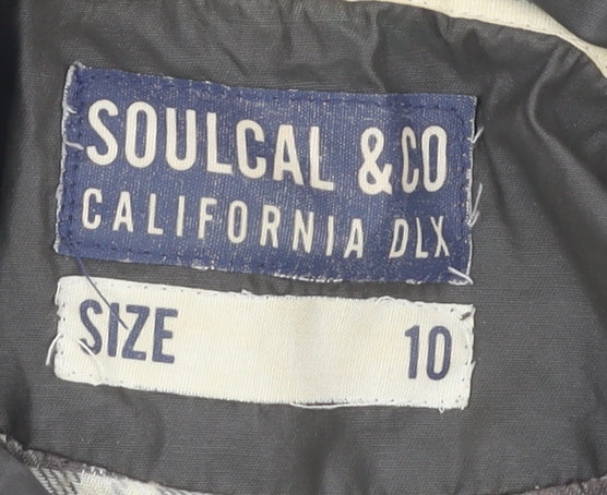 SoulCal & Co Women's Green Quilted Jacket Size 10