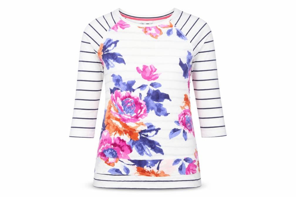 Joules Women's Multicoloured Floral Top, Size 10