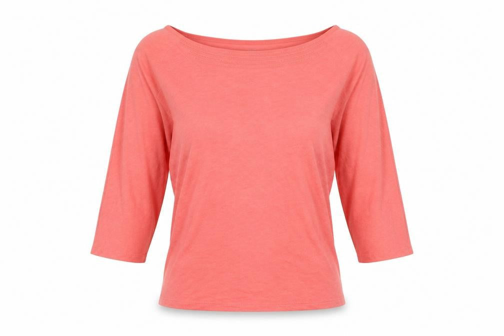 Gap Women's Pink 3/4 Sleeve Top, Size M