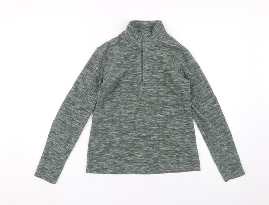 Mountain Warehouse Women's Grey High Neck Pullover Sweatshirt