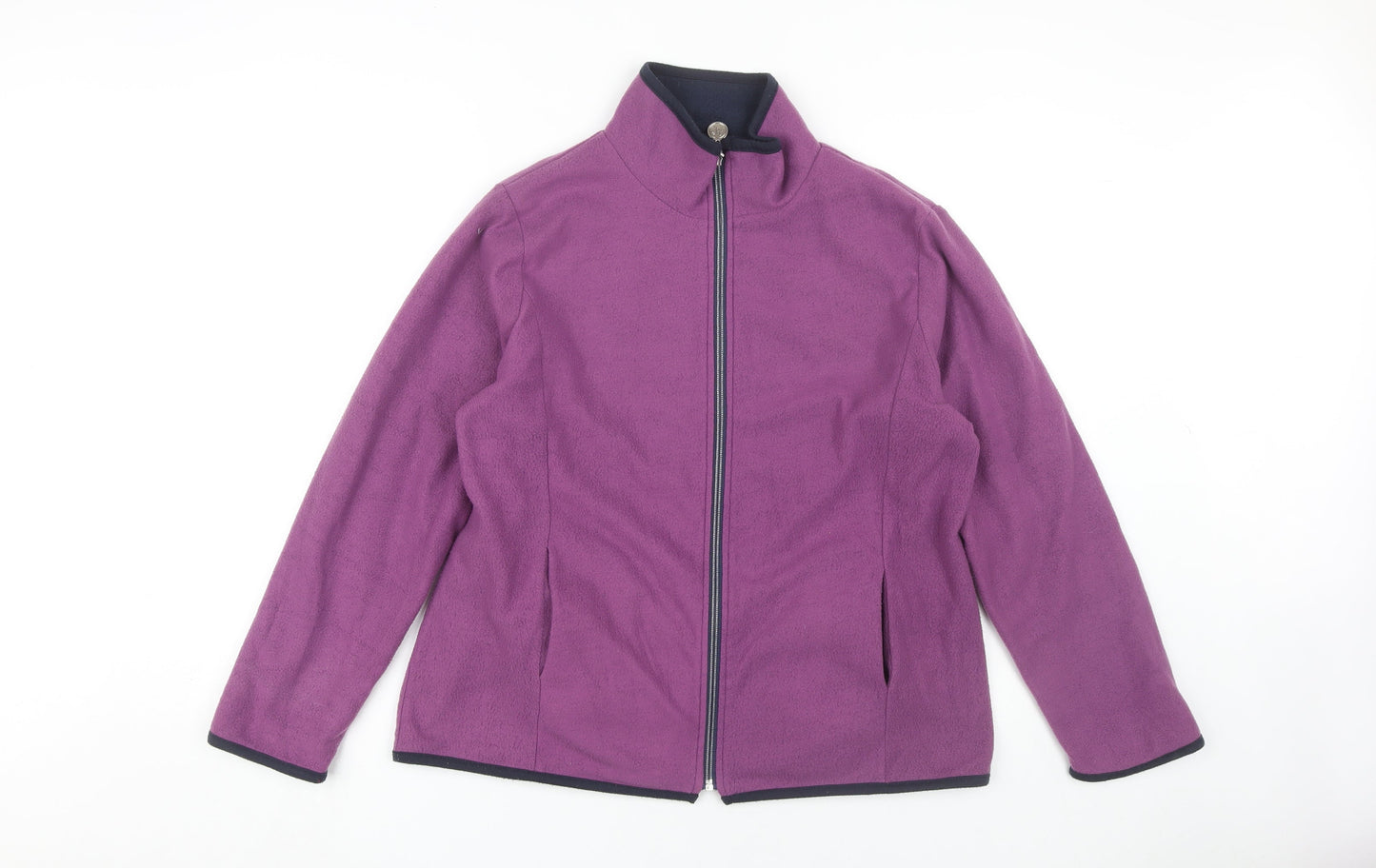Anne de Lancay Women's Purple Fleece Jacket M