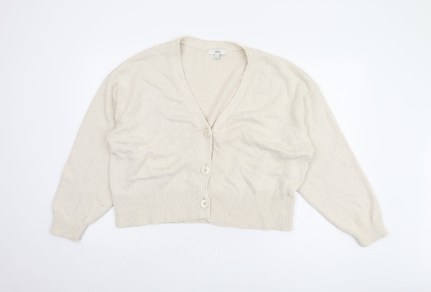 Marks and Spencer Women's Ivory Cardigan L