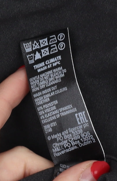 Marks and Spencer Black Women's Trousers Size 10
