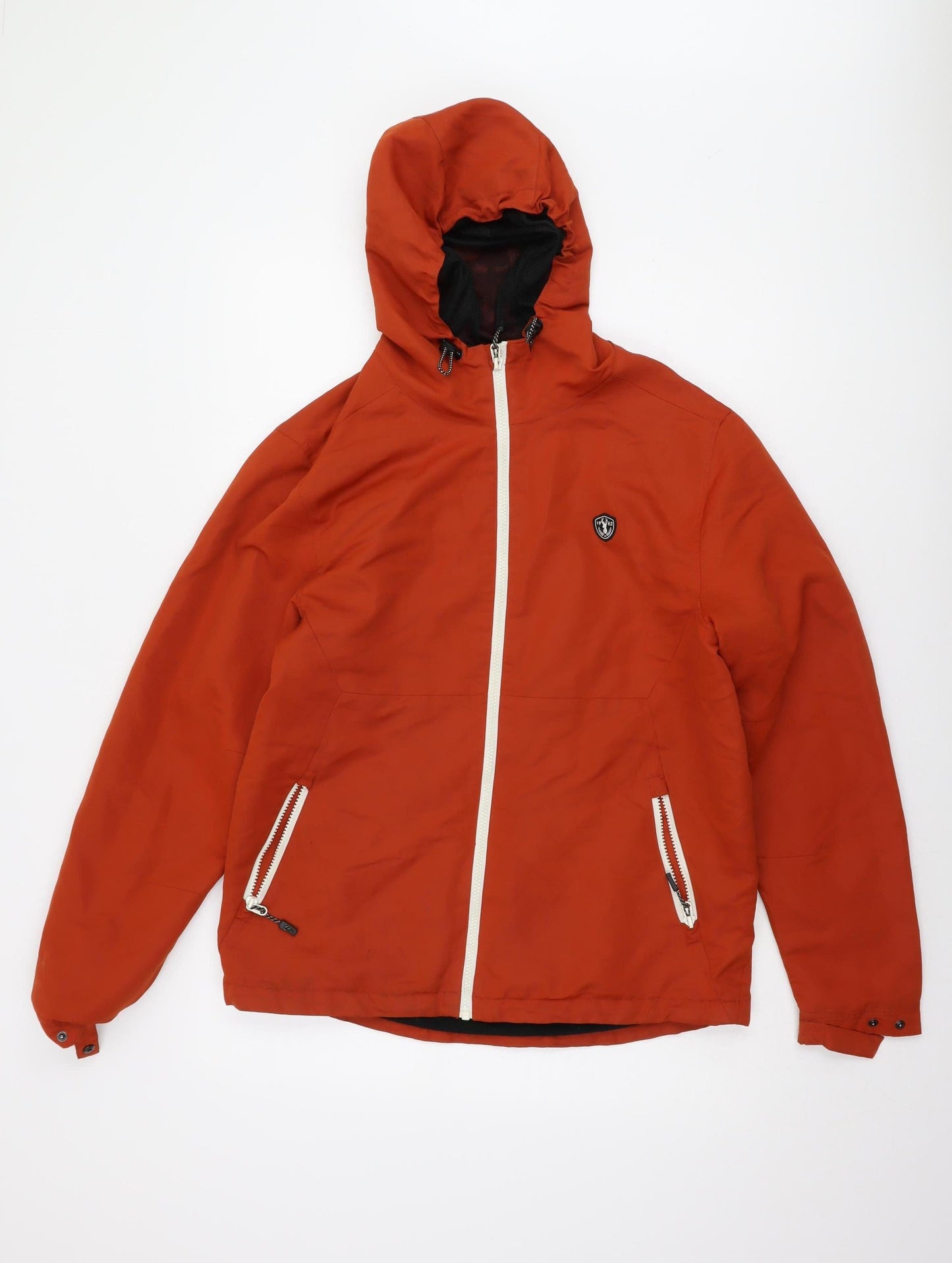 Next Men's Orange Hooded Jacket Size S 36-38"