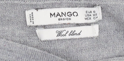 Mango Women's Grey Pullover Jumper XS