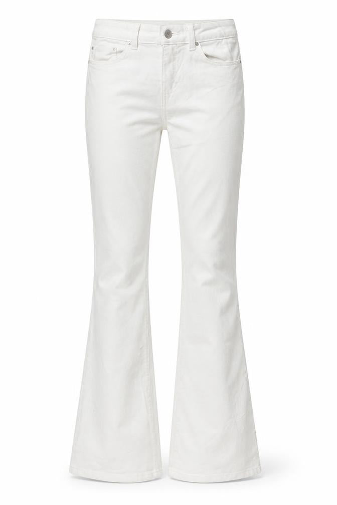 Noisy May Women's White Flared Jeans Size 30