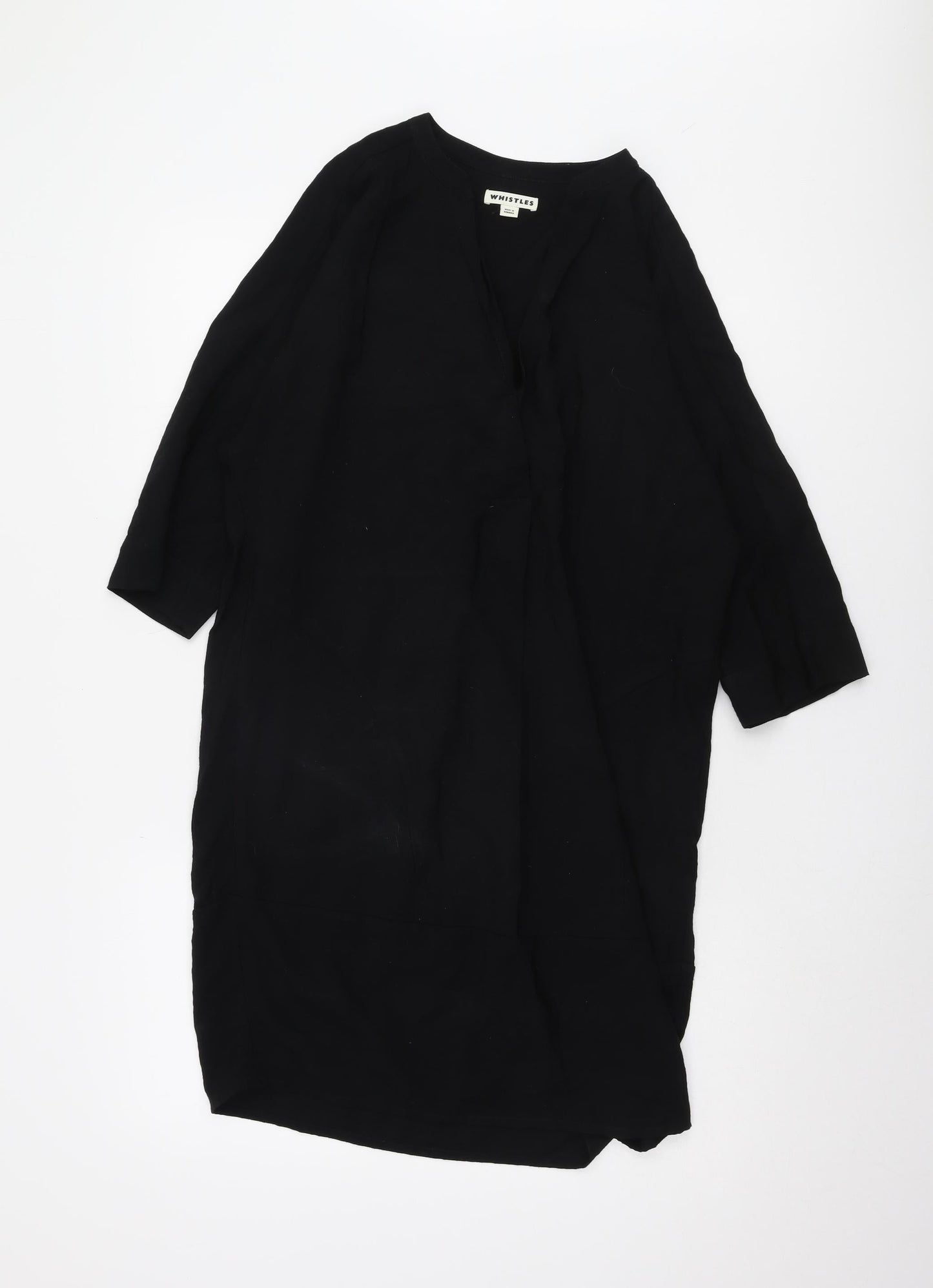 Whistles Women's Black Dress, Size S, Viscose Blend