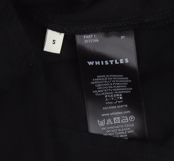 Whistles Women's Black Dress, Size S, Viscose Blend