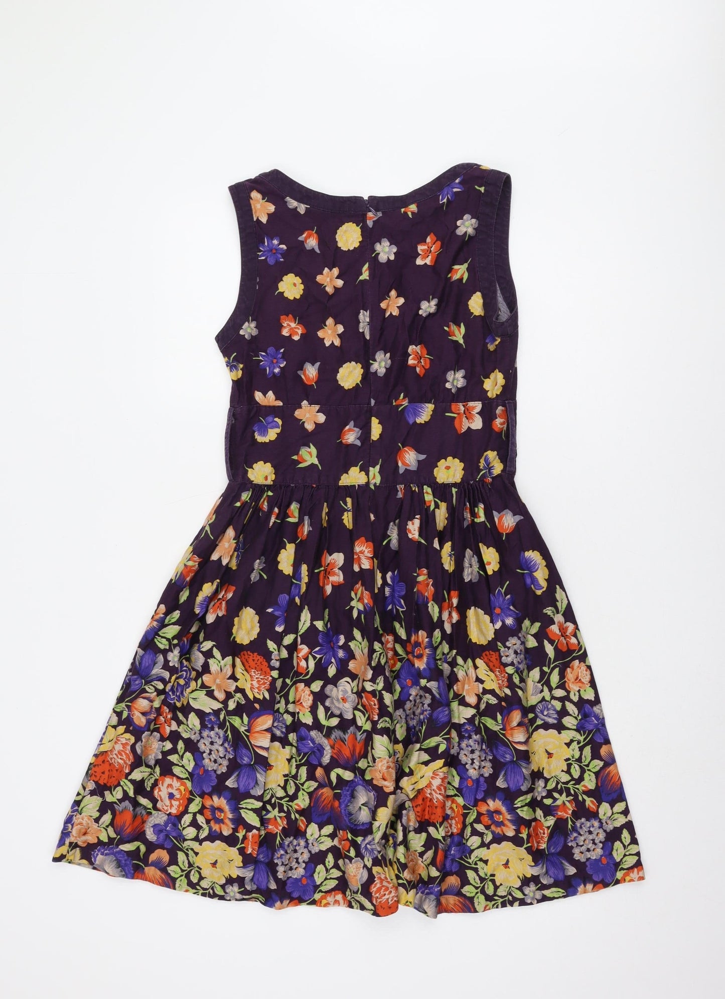 MNG Women's Multicoloured A-Line Floral Dress Size 10