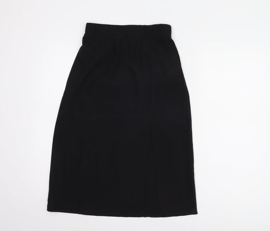 Vila Women's Black Midi Skirt Size 8
