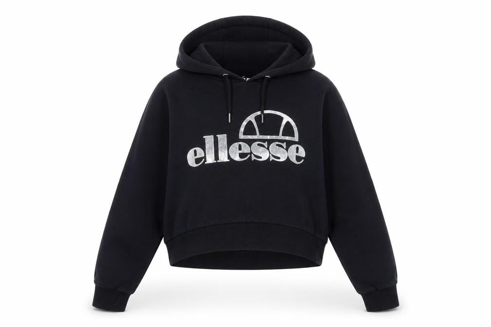 Ellesse Women’s Black Hoodie, Size 8, Pullover