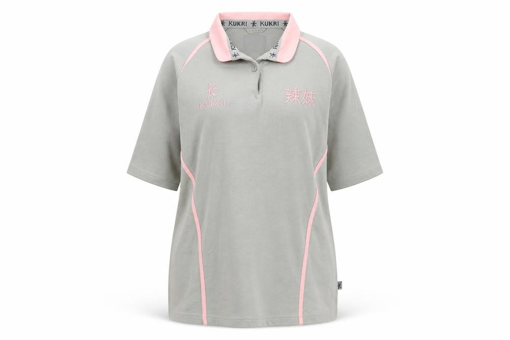 Kukri Women's Grey Collared Activewear Top Size 18
