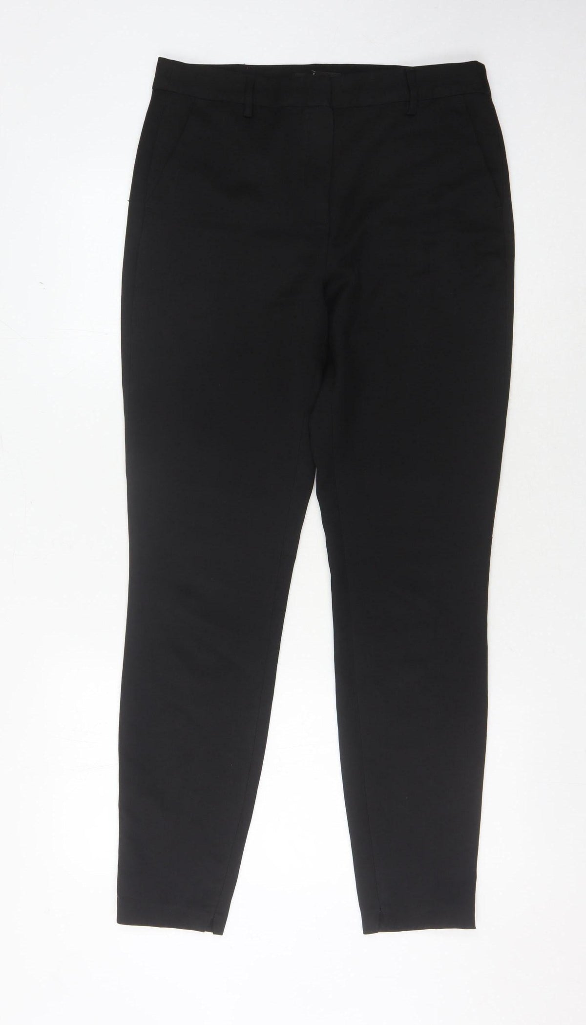 Next Women's Black Trousers, Size 10XL, Cotton Blend