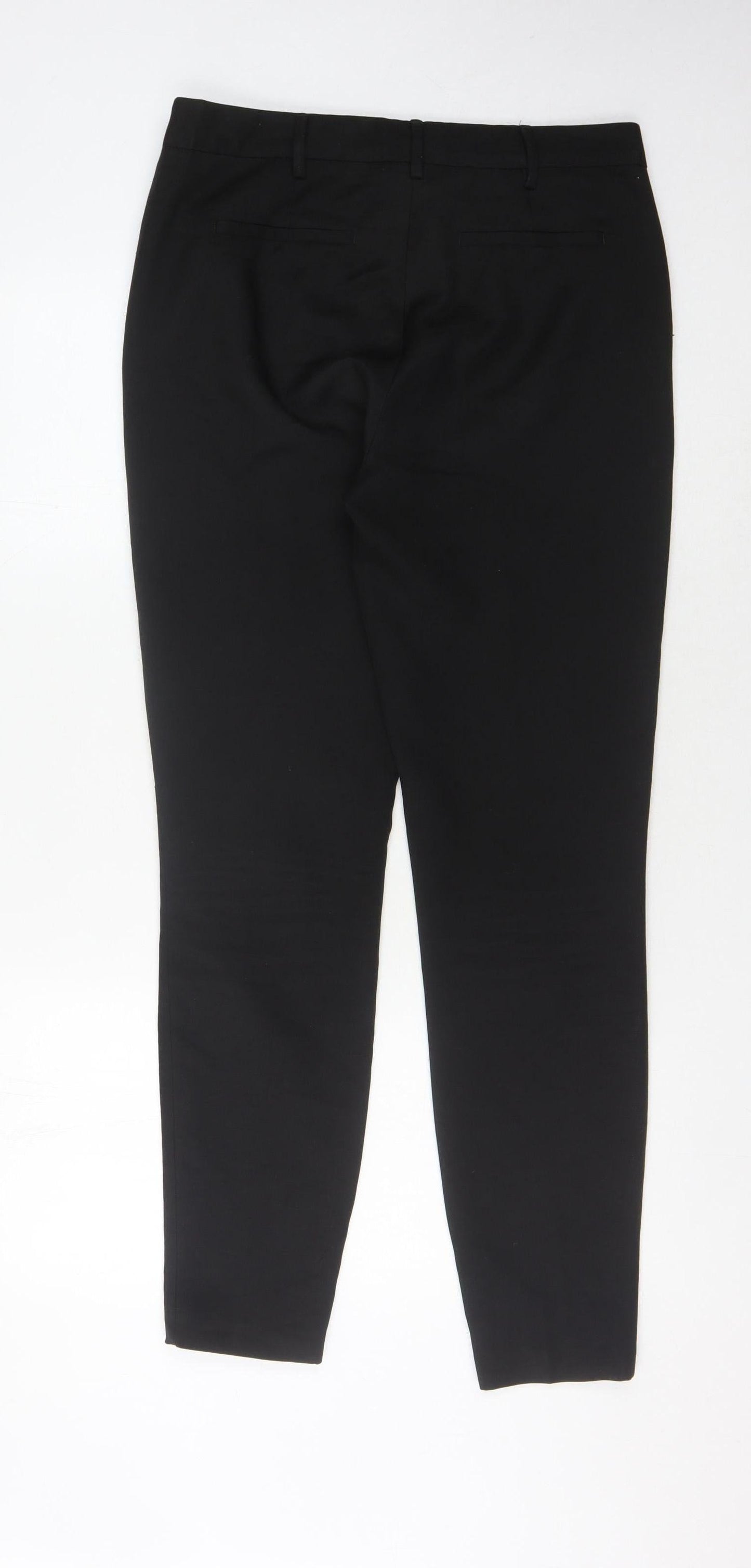 Next Women's Black Trousers, Size 10XL, Cotton Blend