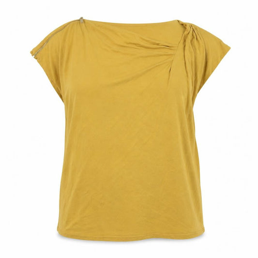 Marks and Spencer Women's Gold Boat Neck Top
