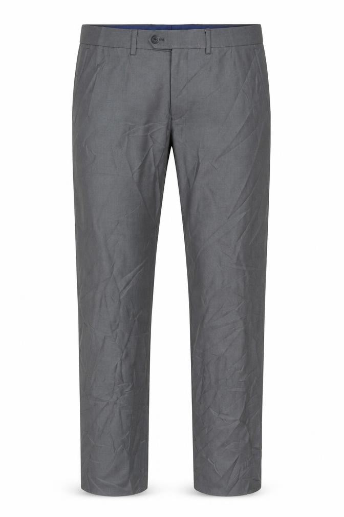 Next Men's Grey Dress Pants, Size 32L, Stylish & Formal