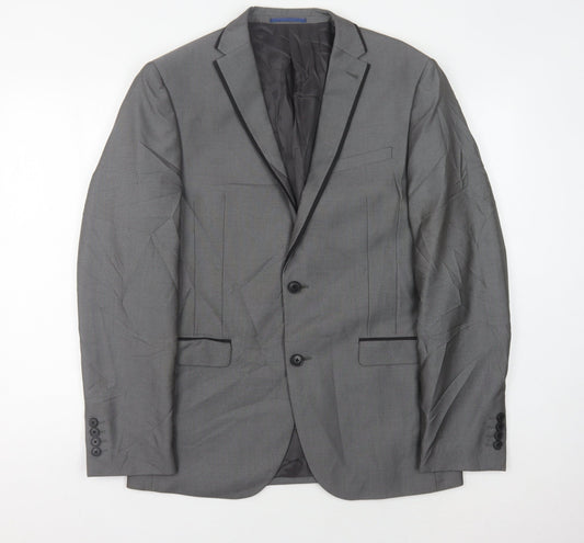 Next Men's Grey Blazer Jacket 40R New With Tags