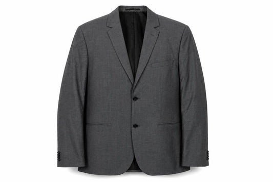 H&M Men's Grey Blazer 44 Regular Fit