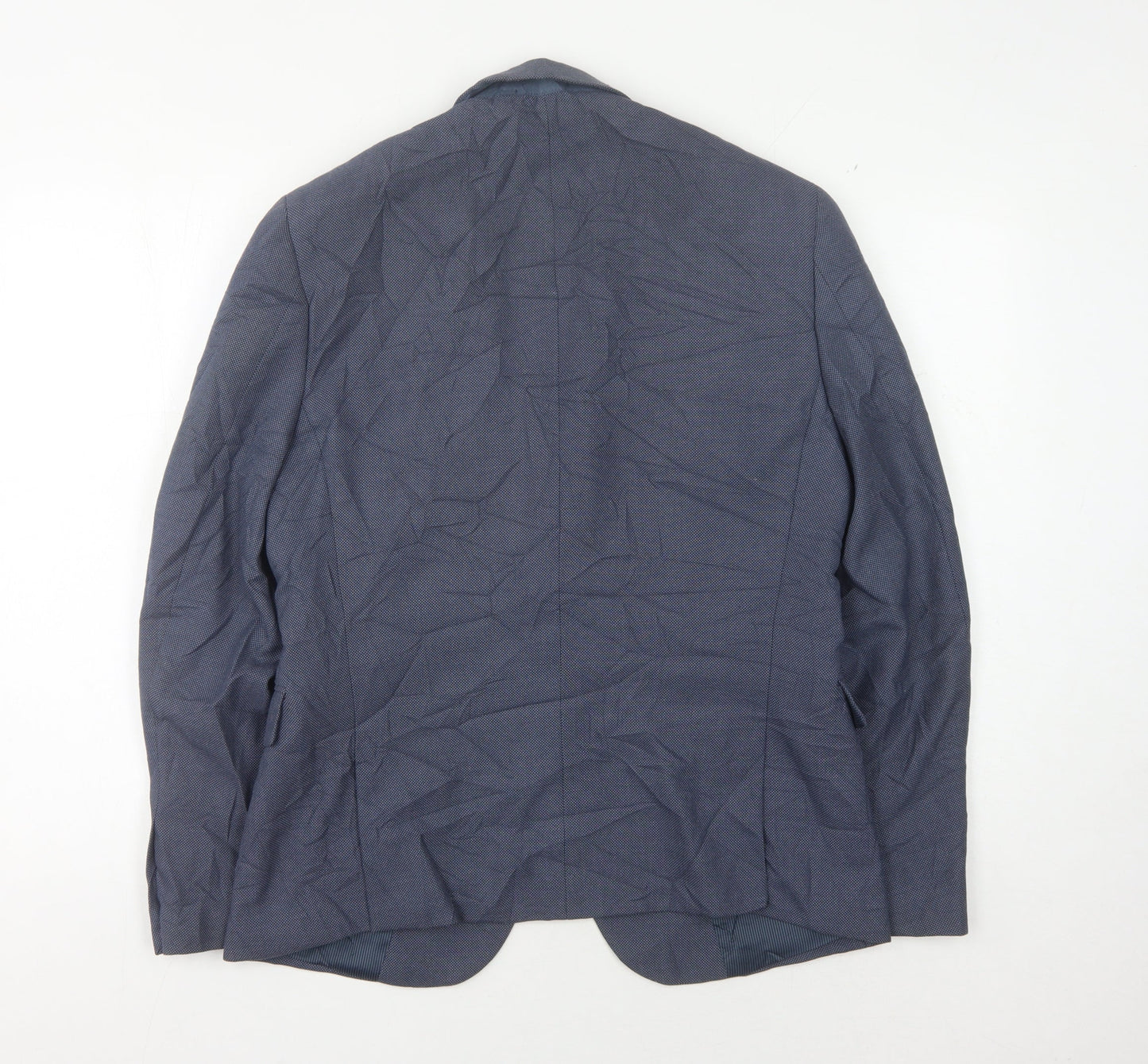 Next Men's Blue Suit Jacket, Size 40S, Formal Style