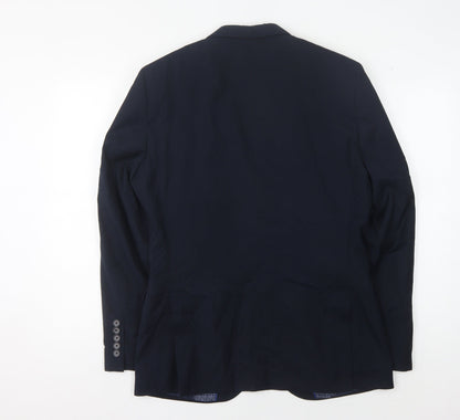 ONESIX5IVE5IVE Men's Blue Slim Fit Blazer 38R