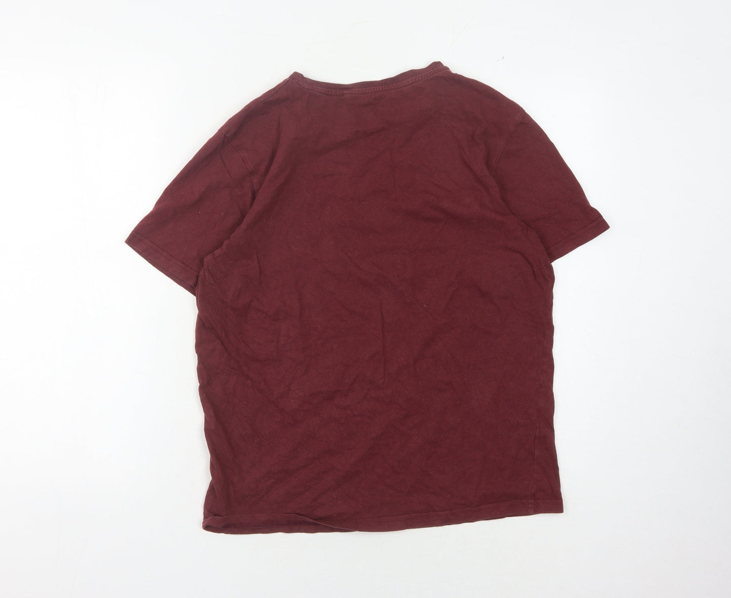 Farah Men's Red Medium Crew Neck T-Shirt