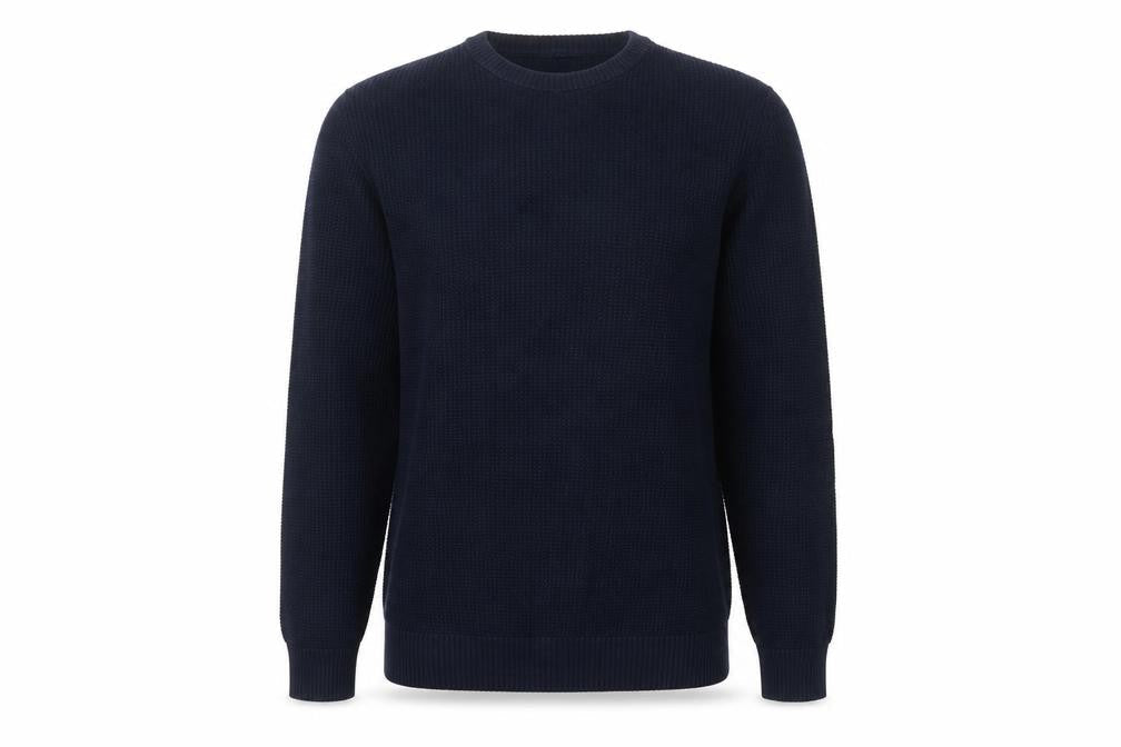 Zara Men's Blue Cotton Pullover Jumper M