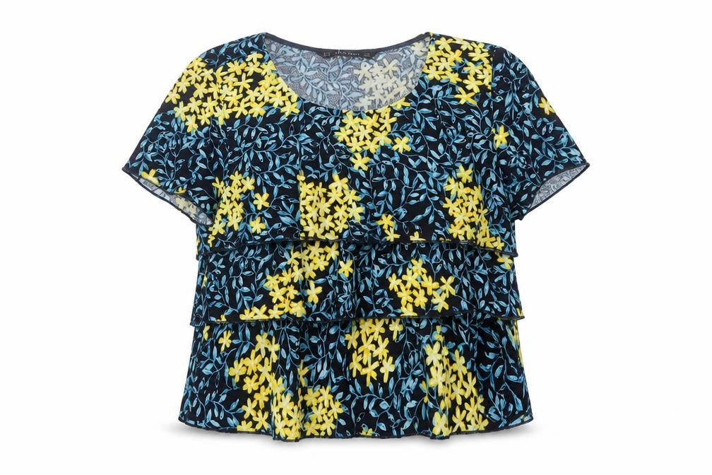 Zara Women's Multicoloured Floral Blouse, S, Spring