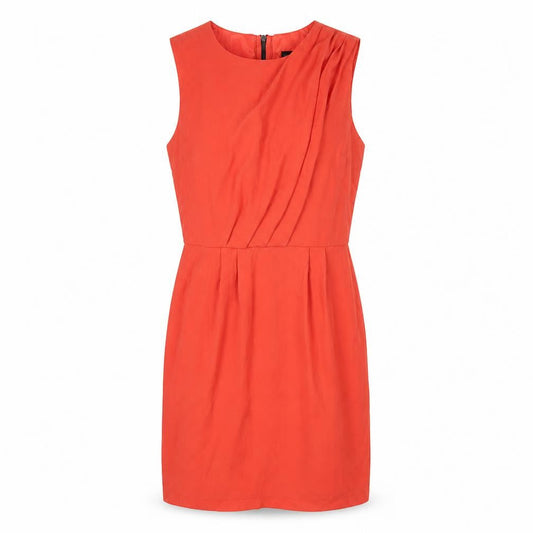Topshop Women's Red Sheath Dress Size 6 Party Wear