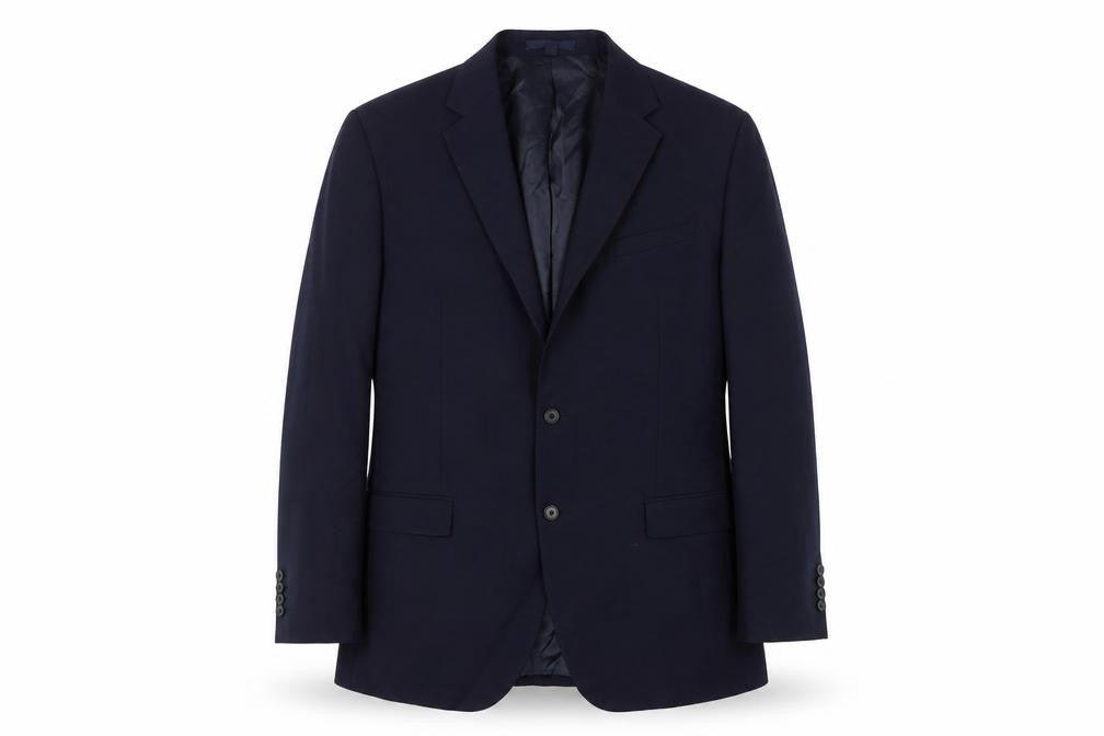 Marks & Spencer Men's Blue Wool Jacket, 44 Regular