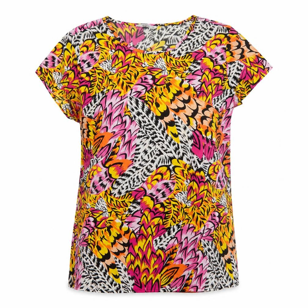 ONLY Women's Multicoloured Floral T-Shirt Size 10