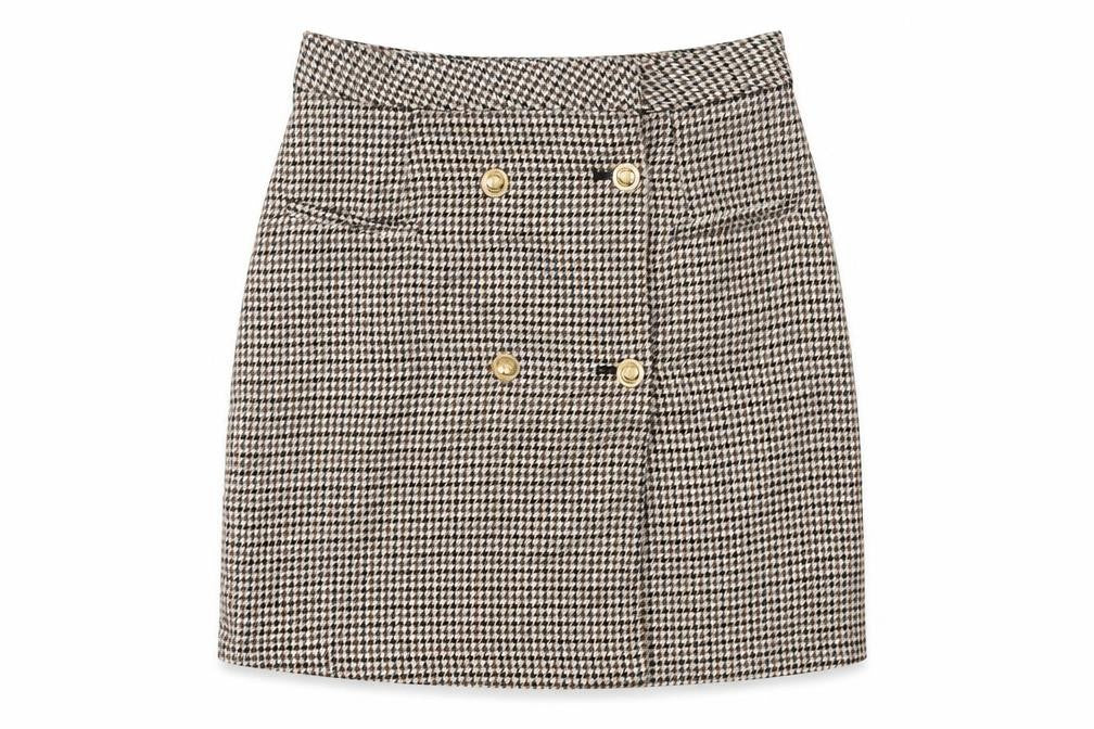 Next Women's Multicoloured Houndstooth Skirt Size 10