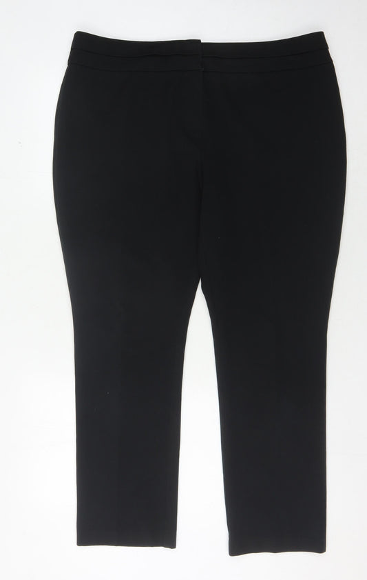 Marks and Spencer Women's Black Trousers Size 18