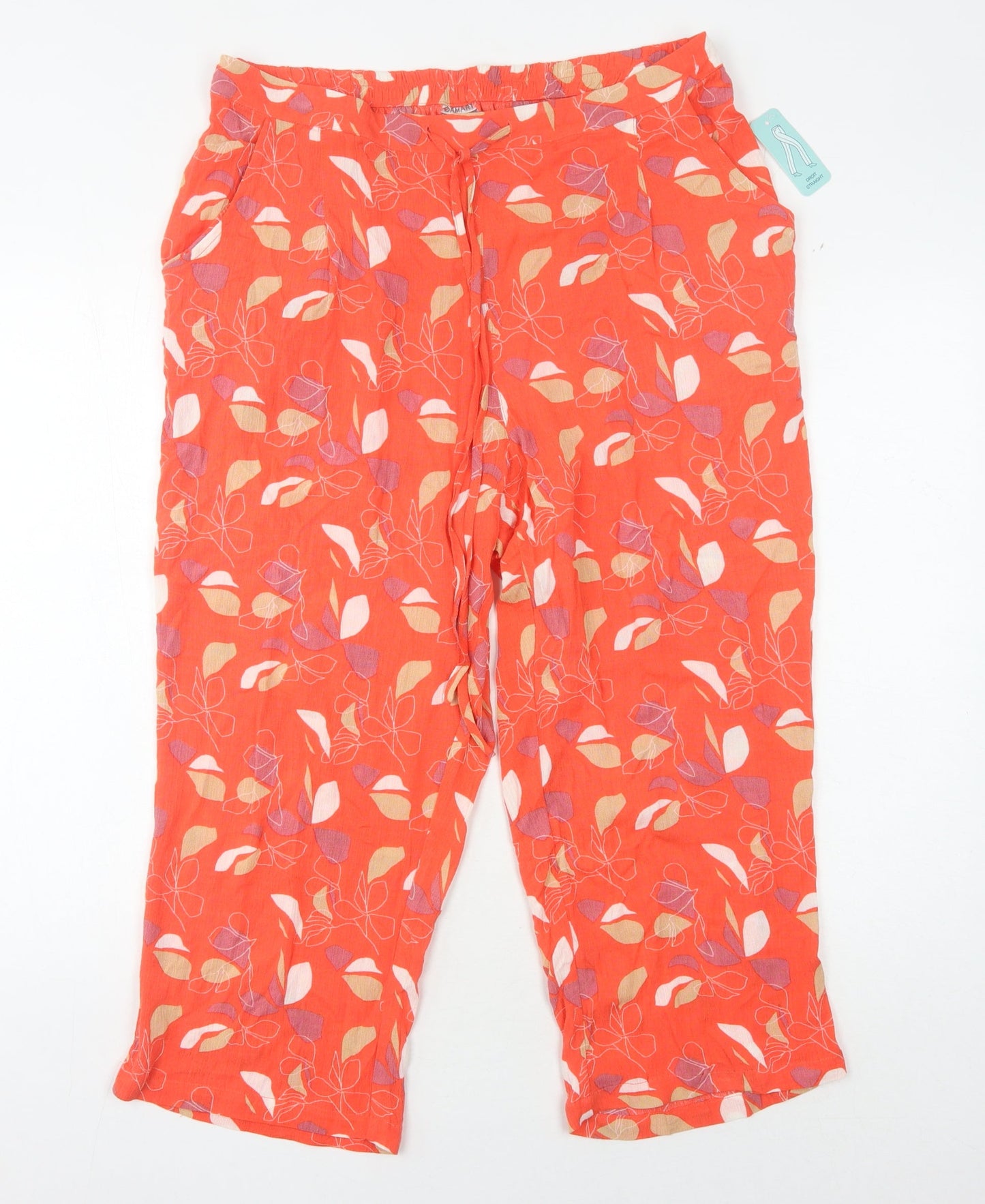 Damart Women's Multicoloured Trousers Size 18