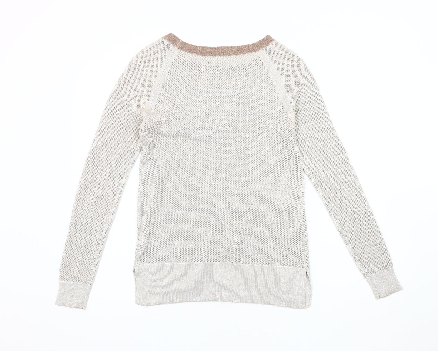 River Island Women's Beige Pullover Jumper Size 8