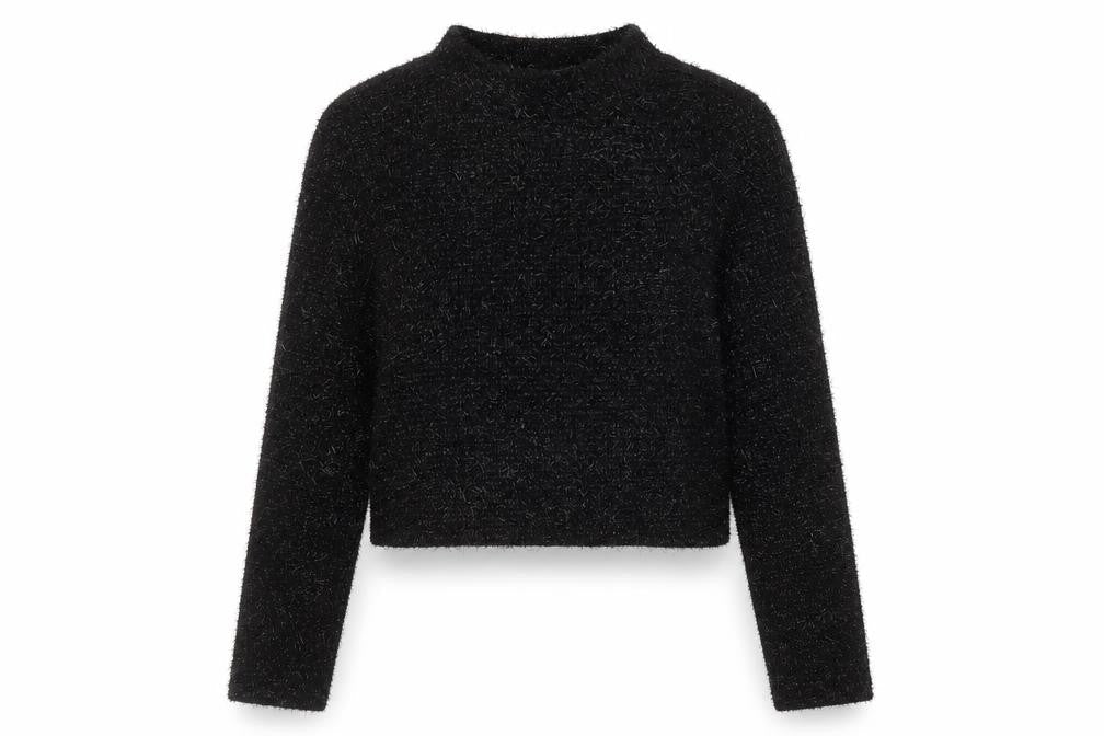 H&M Women's Black Mock Neck Jumper M