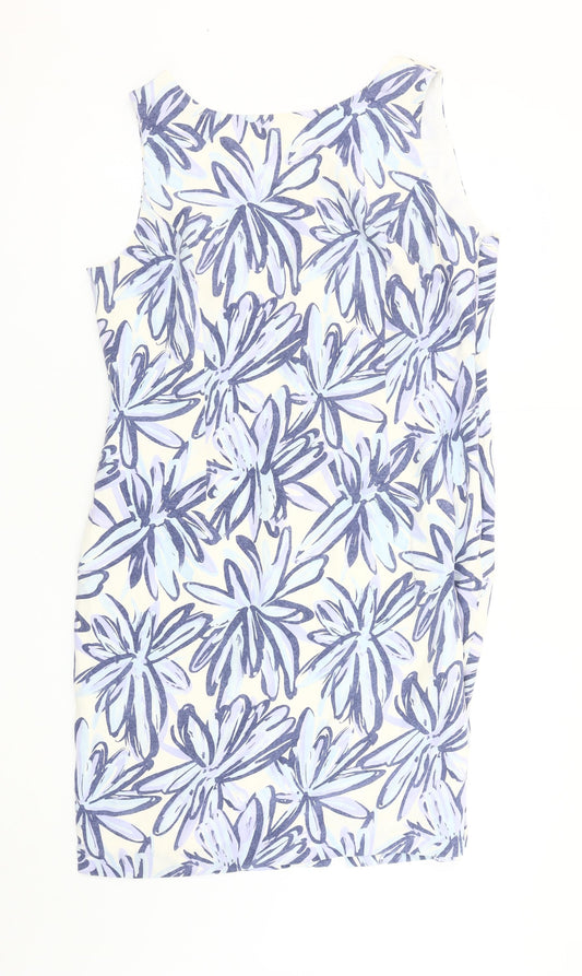 August Silk Women's Multicoloured Floral Dress Size 8 Sheath