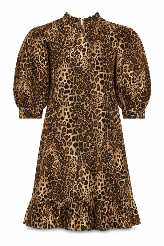 Topshop Women's Brown A-Line Dress UK Size 6 Party