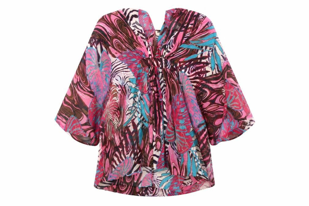 Rhona Sutton Women's Multicoloured Tunic Blouse, M