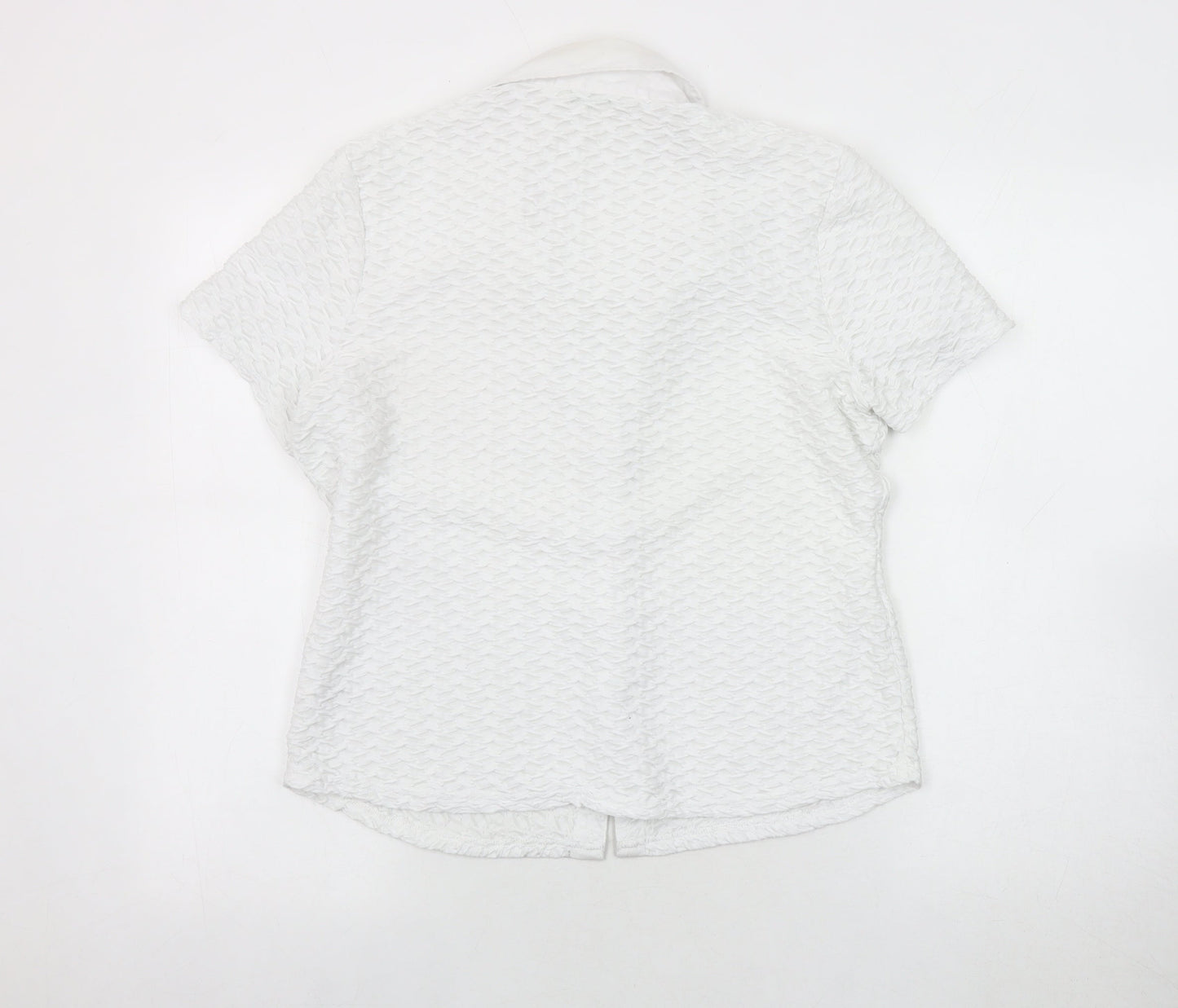 Marks and Spencer Women White Button-Up Top
