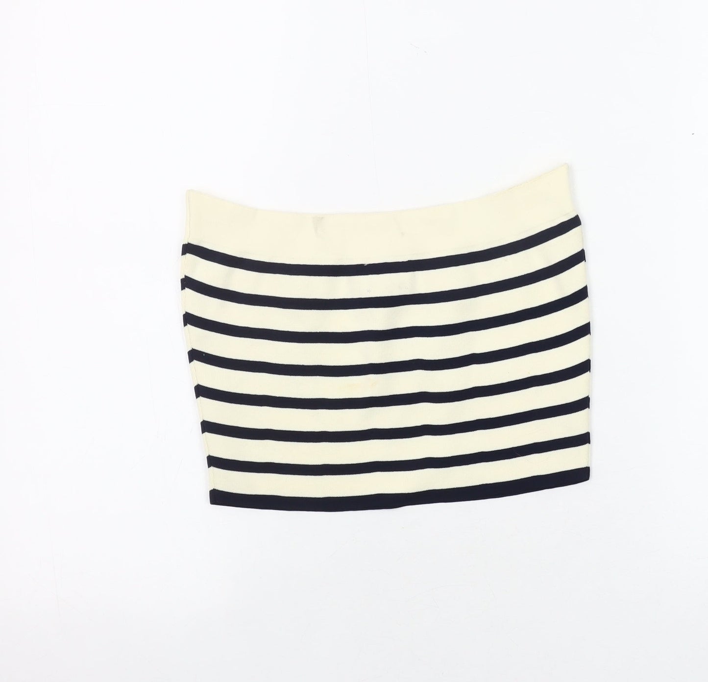ASOS Women's Striped Polyester Top - Size 10