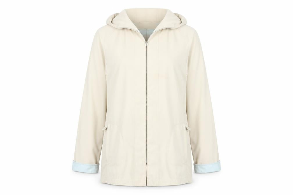 Finesse Women's Beige Zip Jacket Size 10 Regular