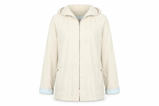 Finesse Women's Beige Zip Jacket Size 10 Regular